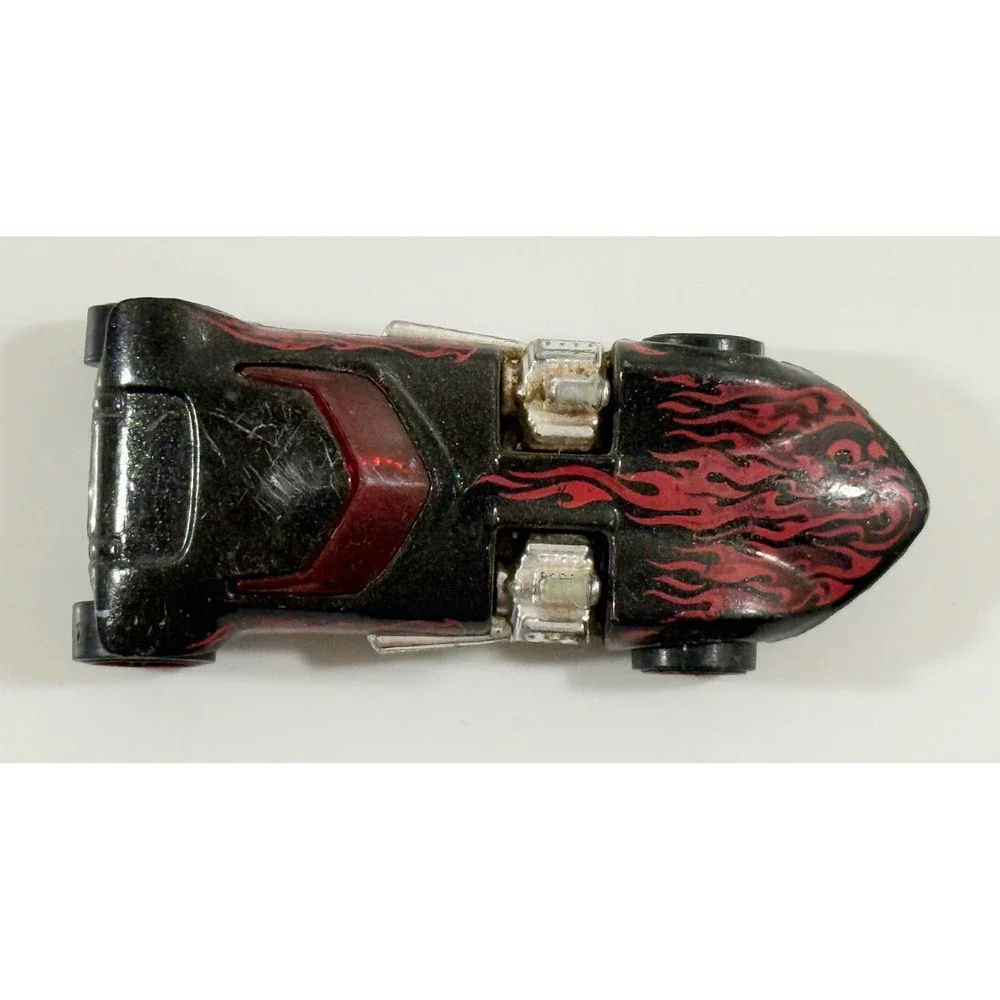 Hot Wheels Twin Mill Kids 1:64 Black Red Flame Dual Engine Diecast Car B43